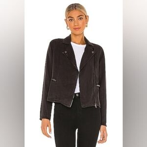 REVOLVE Moto Jacket in Coal by Rails, XS, GUC